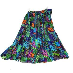 Vintage‎ Lightweight 100% Cotton Broom Peasant Maxi India Skirt